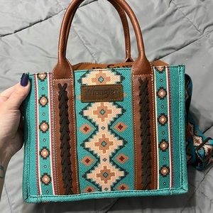 Wrangler teal crossbody purse